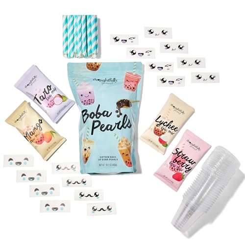 image for Thoughtfully Gourmet, Mini Boba Pearl Party Set, Makes 16 Tasting Port