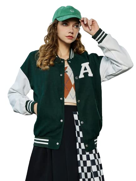 paklon Stylish Long Sleeve Bomber Jacket for Woman (A Print)-picture-38