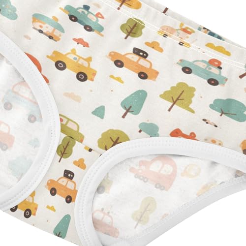 GuoChe Cotton Briefs Stretchy Triangle Panties Organic Cotton Toddler Underwear for Kids in Sizes 2T,3T, 4T, 5T, 6Y and 8Y4