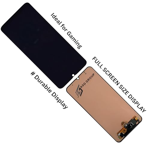 Image of Bezel-Less Display for Samsung Galaxy M30 / M30s / M31 / M21 | Full HD+ Super Screen Replacement | Original Quality Black Display with Touch Digitizer | Durable Mobile Display Combo