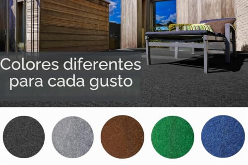 Césped artificial andiamo sin charcos para balcón resistente 6