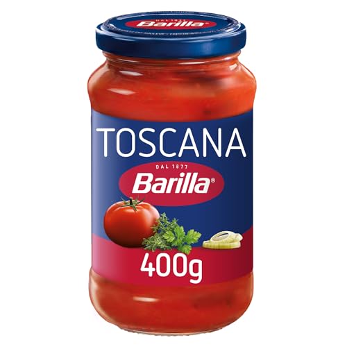 Barilla Pastasauce Toscana Kräuter – Italienische Sauce 1 Glas (1x400g)