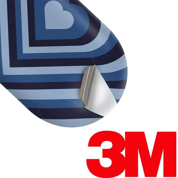 Skinit Decal Audio Skin Compatible with Samsung Galaxy Buds+ - Officially Licensed Originally Designed Blue Heart Pattern Design