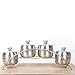18/8 Stainless Steel Condiment Container Large Capacity with Spice Rack