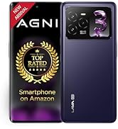 Lava Agni 3 5G (Heather Glass, 8GB+128GB) | India's 1st Dual AMOLED | Dimensity 7300X | 50MP Trip...
