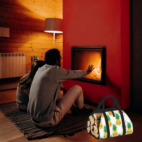 Accessoires de poêle à bois robustes Pineapple1 sac transport bûches