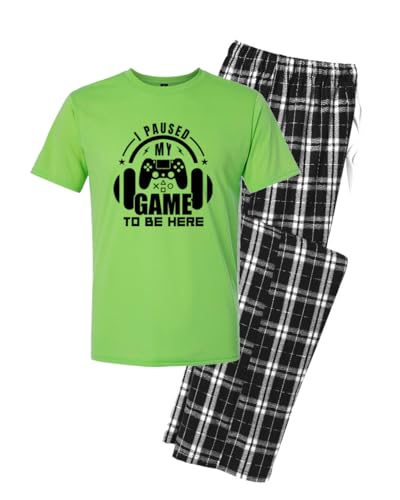 Studio 9Thirty3 Men's I Paused My Game to Be Here Pajama Set, Gaming Gift for Men - Main Image