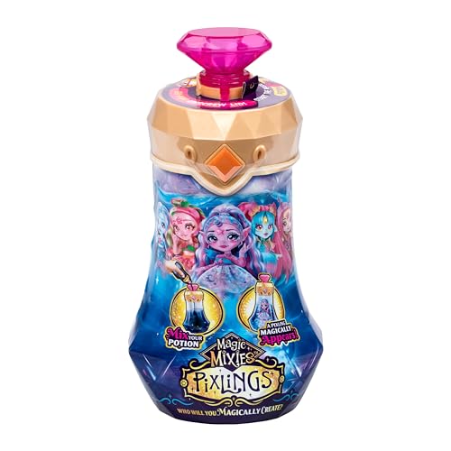 Miniatura 2 de Pixlings Magic Mixies. Amber, La Pixling Dragona. Prepara Una Poción Mágica Para Hacer Que Una Hermosa Pixling De 16,5 Cm Aparezca En Un Frasco