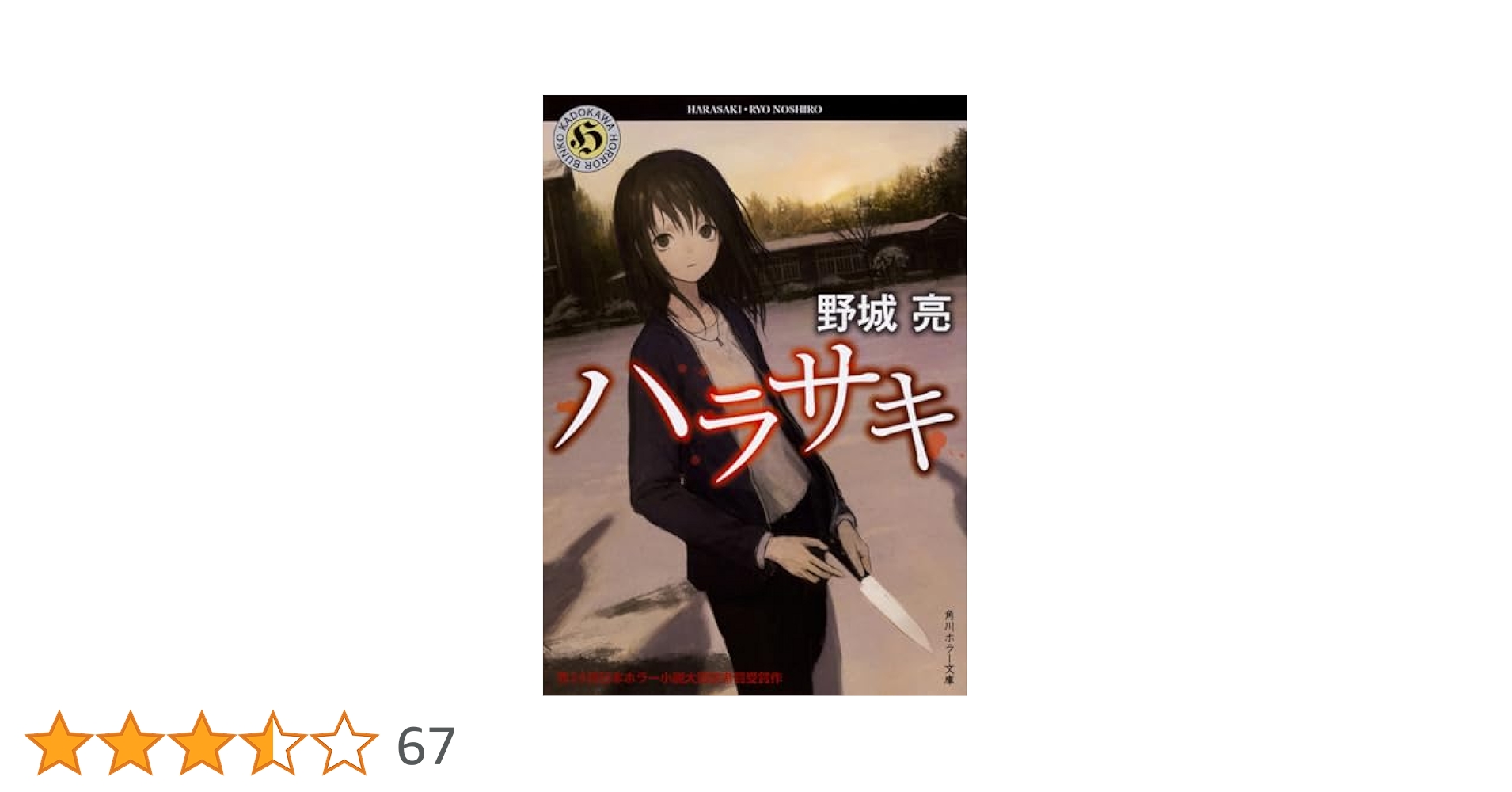 Amazon.co.jp: ハラサキ (角川ホラー文庫) : 野城 亮: 本