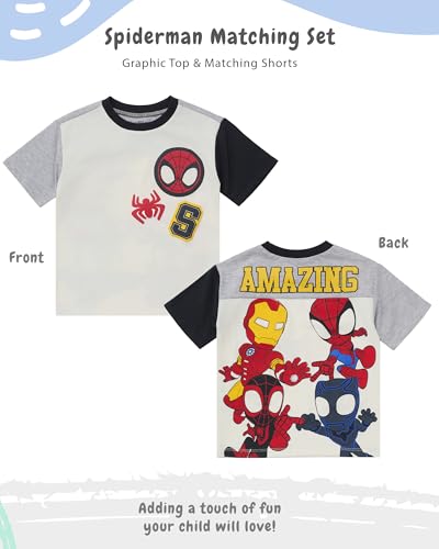 Image of Marvel Boys' T-shirt and Shorts Set