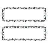 AAAQQ 10 Inch Chainsaw Chain for Worx WG323 WG323.9 WG322 WG322.9 Cordless Chainsaw,10" Replacement Chain for Remington RM1015P RM1015SP RM1025P RM1025SPS RM1035P Chain Saw(2 pcs)