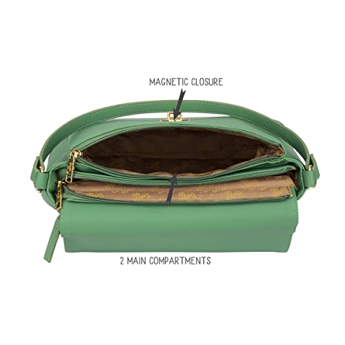 Buy Baggit Women's Satchel Handbag Medium (Green) at Amazon.in