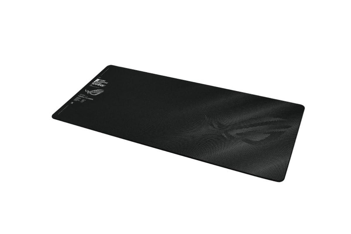 ASUS ROG Sheath II XXL Tappetino per Mouse da Gaming, Tessuto con Sistema di Raffreddamento, Bordi Resistenti con Cuciture più Sottili, Base in Gomma Antiscivolamento, 400 x 900 x 3mm, Nero