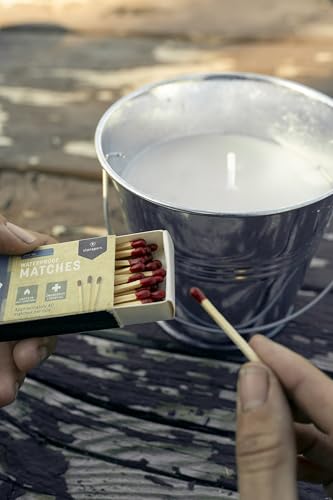 stansport waterproof matches - 4 pack