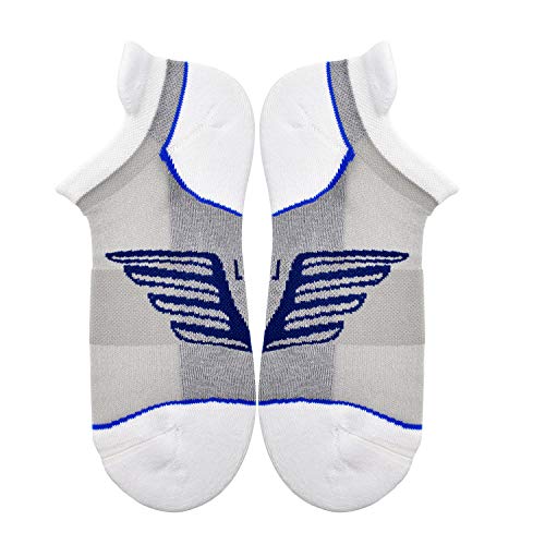 Image of Busy Socks Compression Ankle Cushioned Running Sport Socks for Men Women, Low Cut Arch Support Tab Athletic Socks 3 Pairs