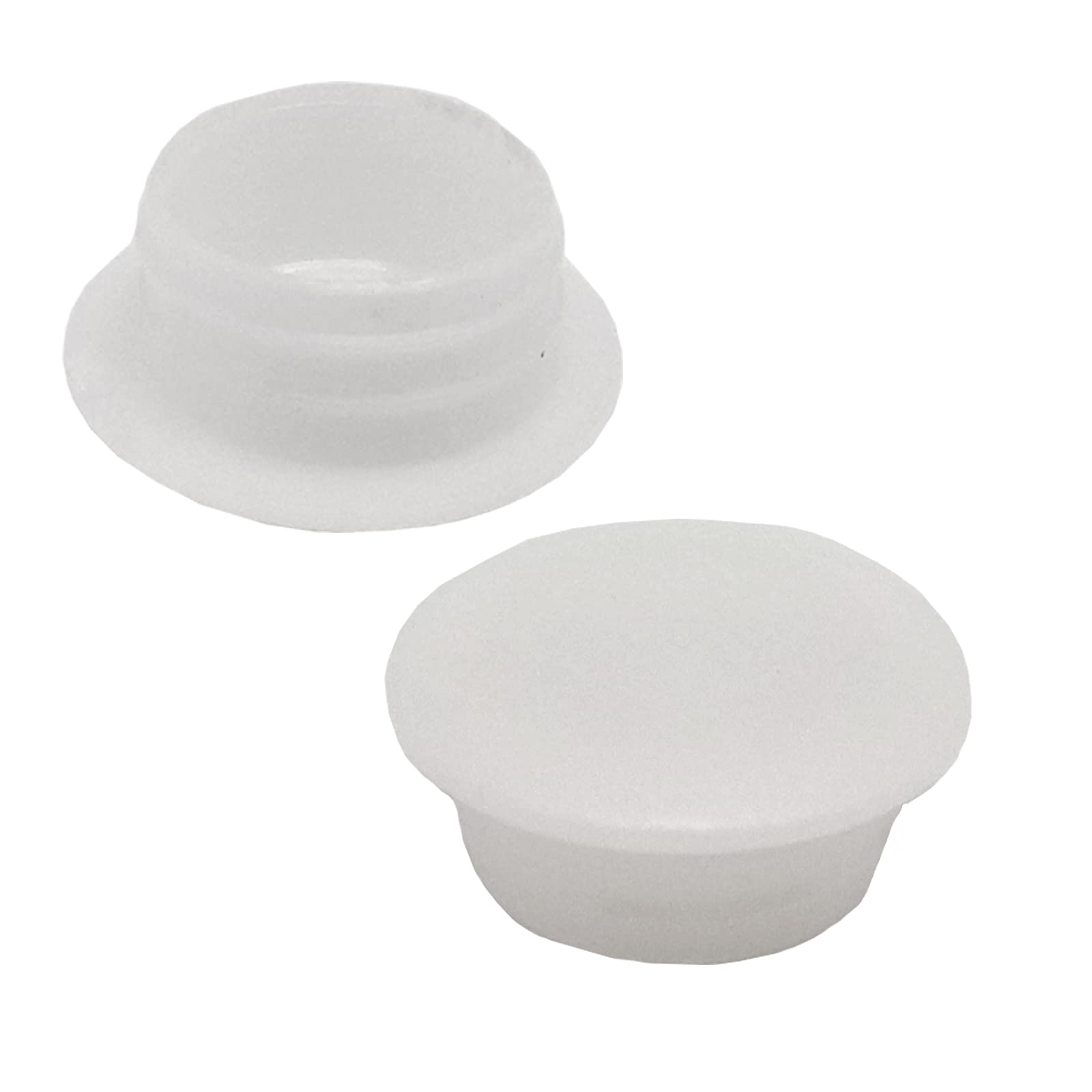 100Pcs 16mm/0.62in Plastic Plugs for Holes,White Screw Hole Plugs Button ,for Chair Cabinet Cupboard Shelf(16mm)