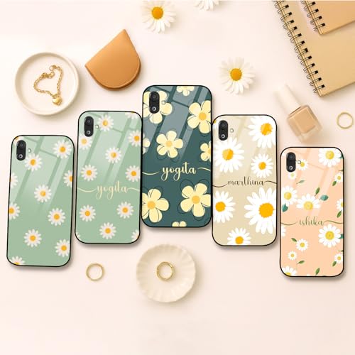 Image of COLORflow Back Cover Compatible with Samsung F14 5G | Daisy Bloom Customized | Shockproof TPU Bumper with Camera Protection Back Cover Compatible with Samsung Galaxy F14 5G