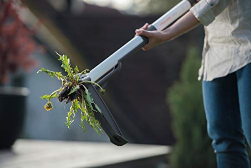 Foto von Fiskars Unkrautstecher, Länge: 90 cm, Rostfreie Stahl-Arme/Kunststoffgriff, Schwarz/Weiß, Light, 1020127