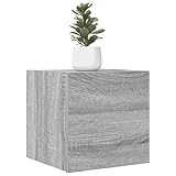 Design esthétique et moderne: Ce meuble TV mural Sonoma gris apporte une touche contemporaine épurée à votre intérieur, parfait comme déco wohnzimmer ou déco chambre. Son format compact optimise l'espace au sol.