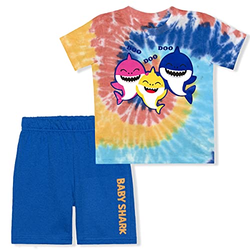 Nickelodeon Baby Shark Boys’ T-Shirt And Short Set For Toddler – Blue/Multicolor #TOP3