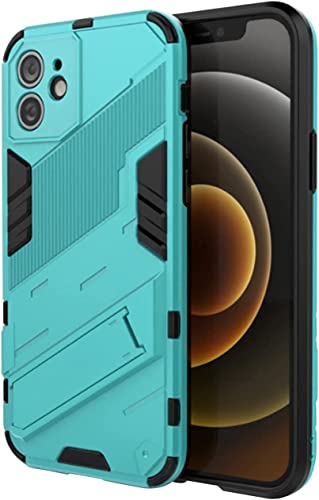 Étui iPhone 12 Mini bleu avec support rigide anti-chute