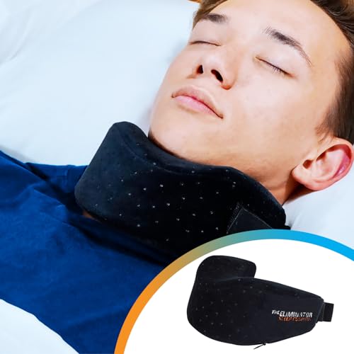 Glide Gear Pillow Neck Chin Support for CPAP Sleep Apnea Stop Snoring Travel Sleep Cushion - Black - Thumbnail 2