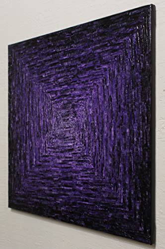 Tableau au couteau violet pour accorder sérénité et harmonie à vos murs - 4