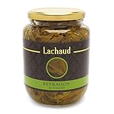 Pour obtenir ce produit, de l'estragon frais issu des récoltes de producteurs locaux est conservé dans du vinaigre et de l'eau