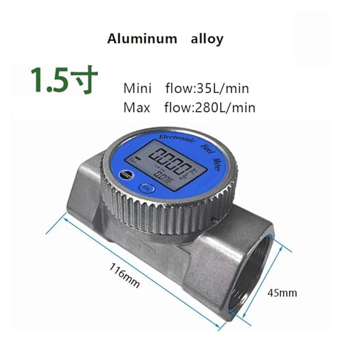 Medidor de flujo digital electrónico 1.5 para solucionar errores de caudal en líquidos 3