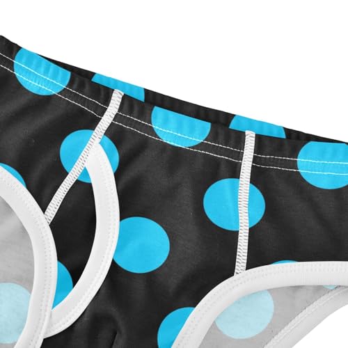 ODAWA Big Blue Polka Dot Kids Briefs Boys Children's Underwear Toddler Boys Underwear 2t4