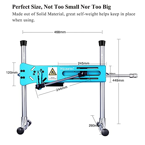 Hismith ピストンマシーン セックスマシーン スマホ APPコントロール 自動 スピード調節可能 ディルド付き KlicLokシステムコネクター(ブルー) - 画像4