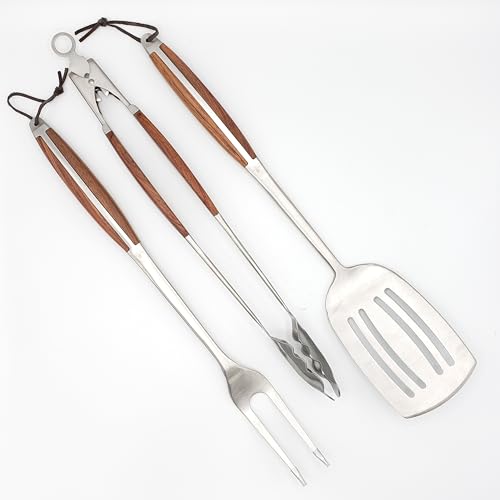 Set de 3 piezas para parrilla BBQ Dragon acero inoxidable miniatura 1