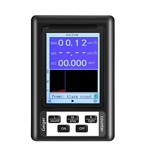 Rilevatore di radiazioni nucleari, display digitale Delaman Rilevatore di radiazioni nucleari Contatore Geiger Tester di radiazioni ionizzanti