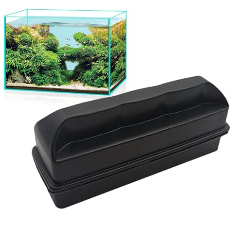 Herramientas de limpieza del acuario: cepillo magnético de doble lado, rasguño flotante | Accesorio de limpieza de ventanas, acuario de mantenimiento fácil, soluciones prácticas de limpieza de ventana