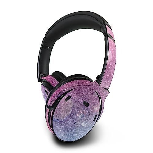 Image of MightySkins Glossy Glitter Skin Compatible with Bose QuietComfort 45 Headphones Pink Diamond | Protective, Durable High-Gloss Glitter Finish | Easy to Apply | Made in The USA