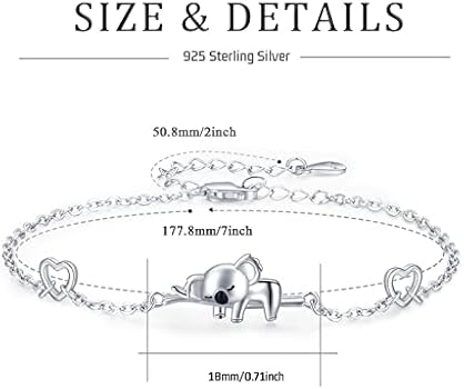 Midir&Etain Koala Ring voor Vrouwen 925 Sterling Zilver