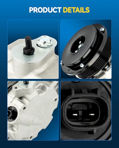 Image of PHILTOP 276507 Air Conditioner AC Compressor with Clutch for Lexus LS460 2007-2017,IS F 2008-2014,GS460 2008-2011