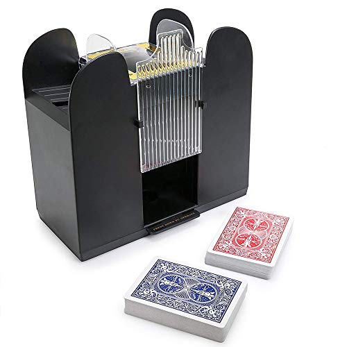ABEDOE Mescolatore Automatico di Carte da Poker a 4 mazzi Carta da Poker Elettronica Mescolatore Strumento per Giocare a Carte da Casinò per i Giochi di Poker