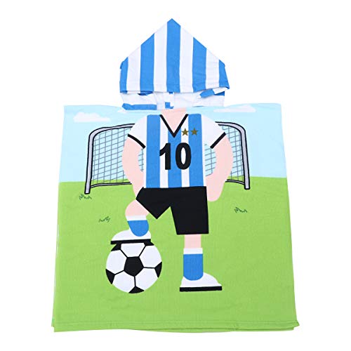 UKCOCO Toalla Infantil con Capucha Toalla Absorbente para Piscinas y para Niñas