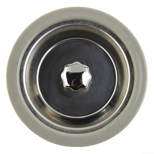Tapón de drenaje de 82 mm para fregadero de baño y cocina, cubierta de drenaje de acero inoxidable, reemplazo de inserto de bañera, colador de drenaje para fregadero de lavandería, tapón de fregadero