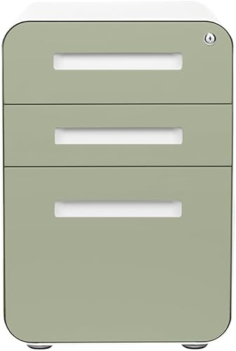 Vista 43 de Stockpile - Archivador móvil de 3 cajones, calidad comercial, preensamblado Negro