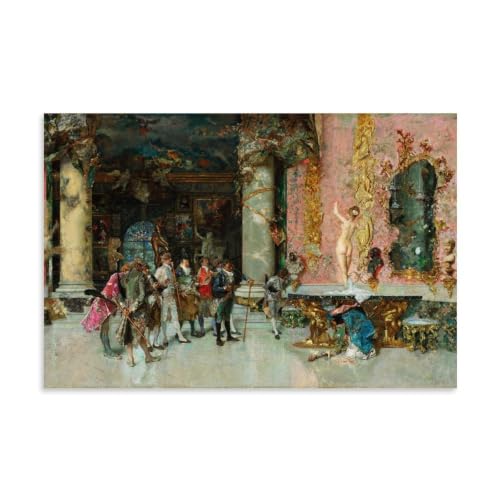 Cuadro de Mariano Fortuny Marsal de 16 x 24 pulgadas para renovar paredes vacías