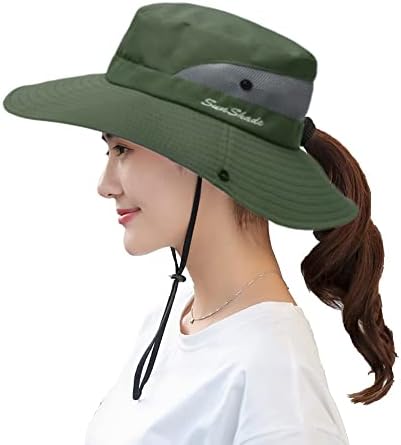 Womens UV Protection Wide Brim Sun Hats 