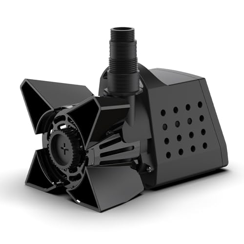 2800GPH Pond Pump - 200W Submersible Water Pump with Barrier Bag, Ultra Quiet Aquarium Pump with 33FT Power Cord for Pond, Waterfall, Fish Tank, Statuary, Hydroponic