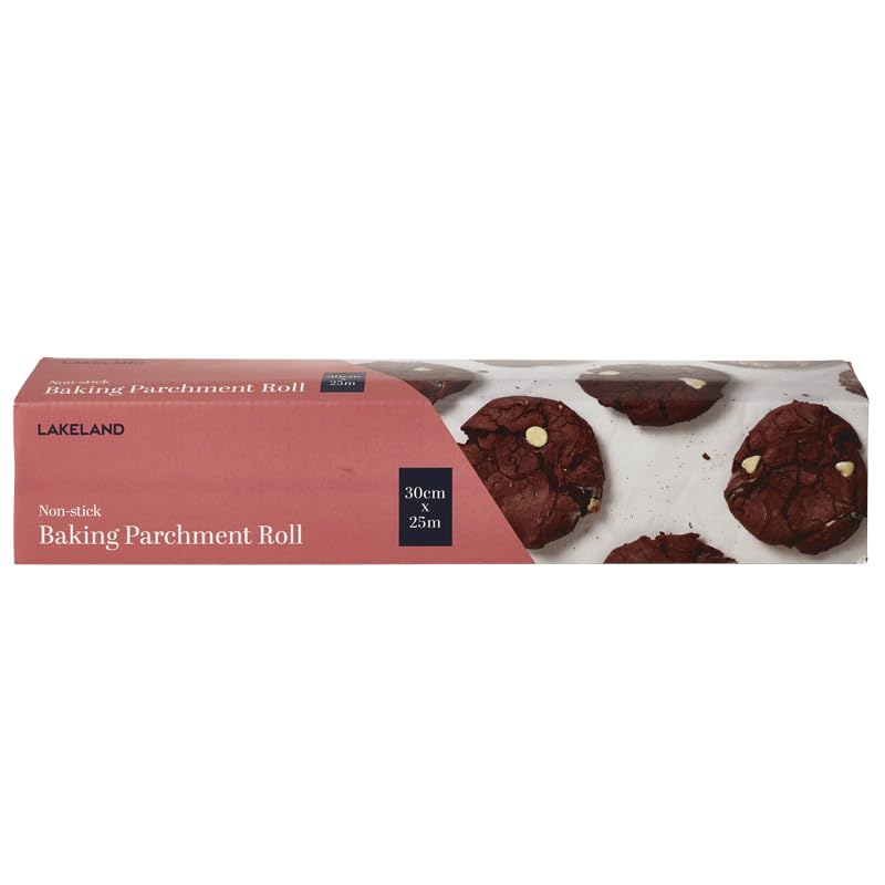 Lakeland Parchment Roll 30cm x 25m Heat-Resistant for high-Temp Baking Non Stick Surface