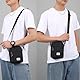 Umhängetasche Herren Schultertasche Crossbody Herrentasche Handytasche Herrenhandtasche Kleine Umhängen Tasche Shulder Bag Messenger für Freizeit Urlaub Ausflug (Schwarz Herrentasche Shoulder Bag)