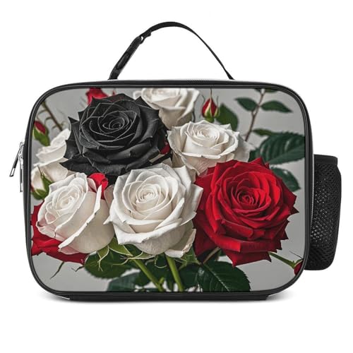 VFKLT Bolsa de comida desmontable, reutilizable, aislada, lonchera térmica para hombres y mujeres, playa, picnic, viajes