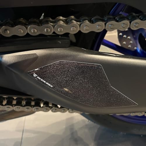 Resin Bike Adhesivos de Moto Compatibles con Yamaha MT 09 2024-2025. Protección Cardano/Basculante de Choques y Arañazos de Moto. Pegatinas 3D Resinadas Made in Italy