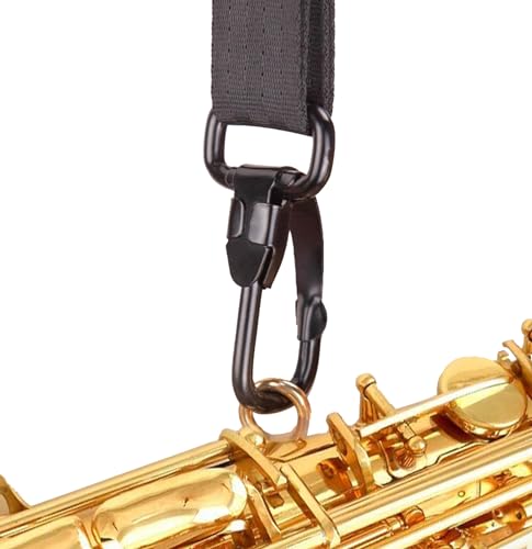 saxophone neck strap soft adjustable sax leather padded for alto tenor soprano baritone sax clarinet