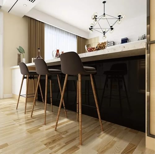Image of HOME13 Self Adhesive Glossy Wallpaper Vinyl Stickers for Drawer and Shelf Waterproof Wallpaper for Table Top Kitchen (Black Glossy, 2 Feet BY 8 Feet)